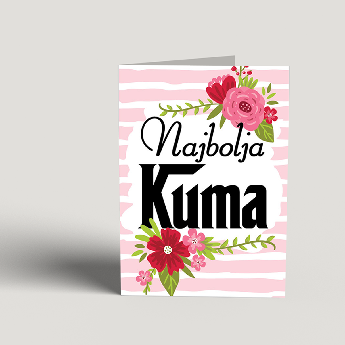 Čestitka mini - Kuma